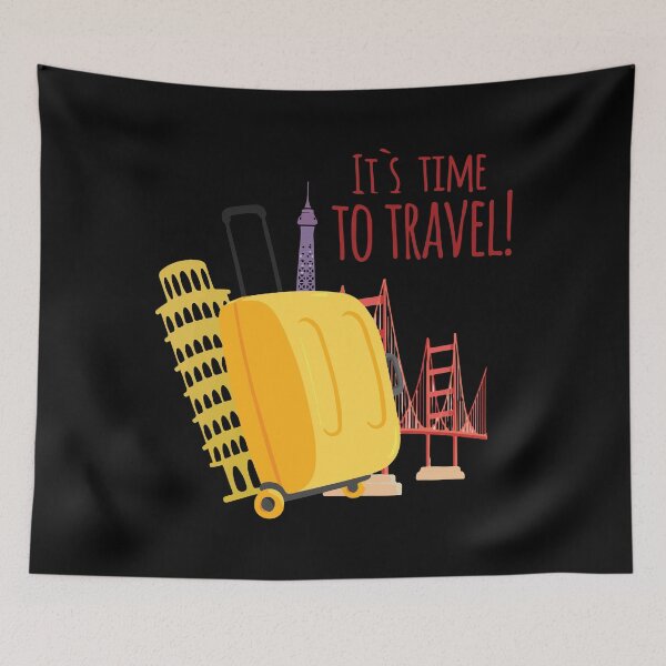 Item preview, It's time to travel - Fun travel tees. designed and sold by PrintPress.