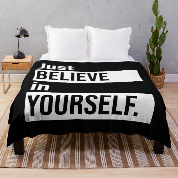 Item preview, Just believe in yourself - motivational/ positive affirmation designed and sold by DesignGardenia.