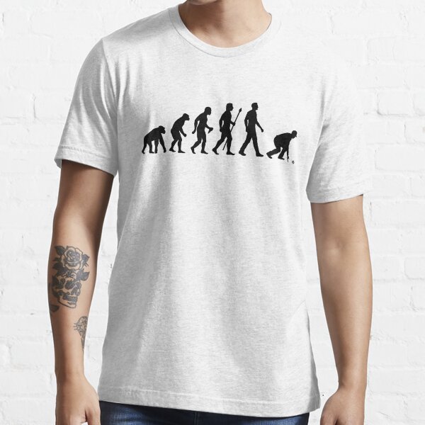 Funny Lawn Bowls Evolution Of Man Essential T-Shirt