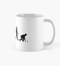 Lustige Rasen-Schüssel-Entwicklung des Mannes Tasse (Standard)