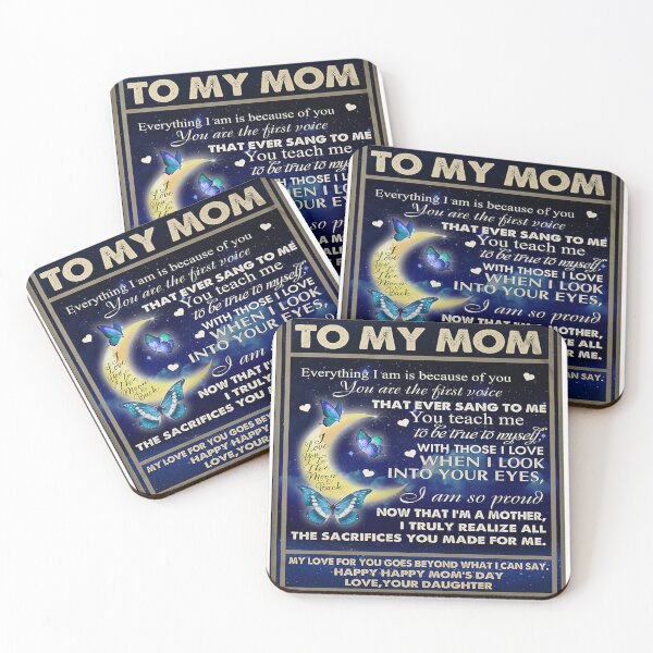 Item preview, Daughter - To my beloved mom designed and sold by Fufufuru.