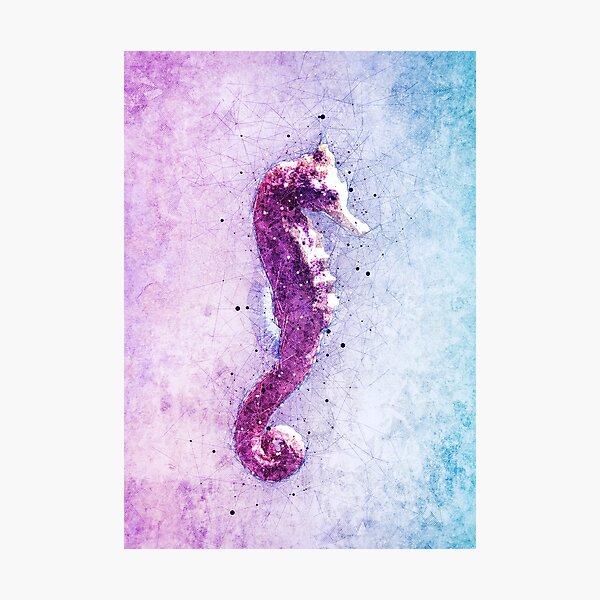 Item preview, Abstract Seahorse designed and sold by AbstractDot.