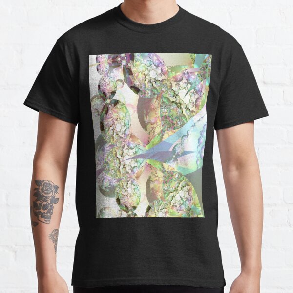 Wings of Angels - Celeste & Amethyst Crystals Classic T-Shirt