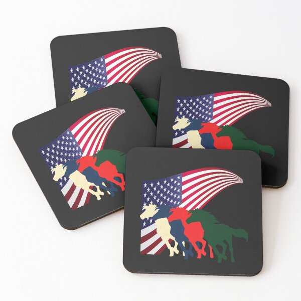 Item preview, FOUR HORSES, FOUR HORSES OF THE APOCALYPSE  designed and sold by R B Chrystal.