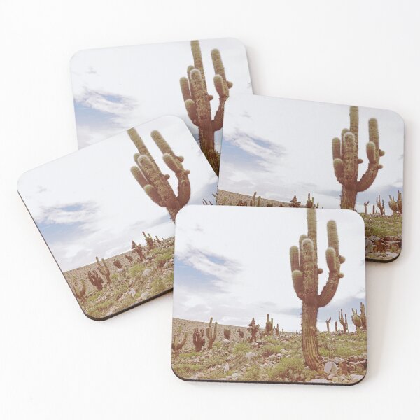 Item preview, Saguaro Cactus on South America Desert Landscape designed and sold by CarolinaReina.