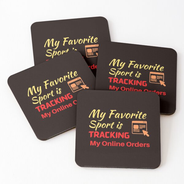 Item preview, My Favorite Sport Is Tracking My Online Orders designed and sold by MariesDesigns11.