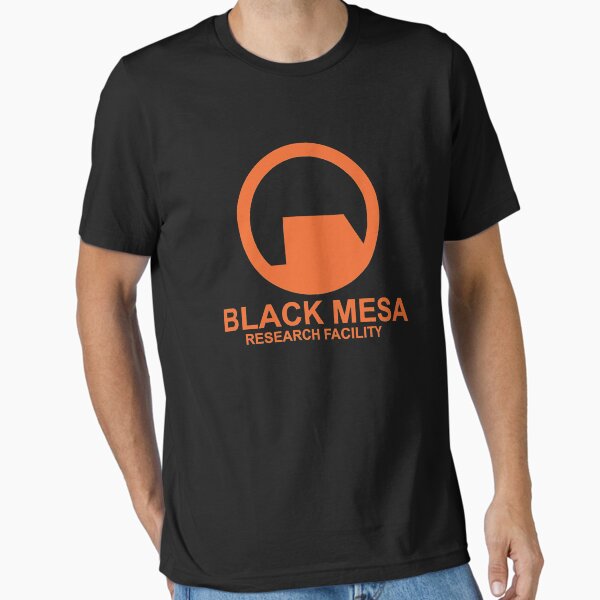 Item preview, T-shirt noir Mesa Research Facility orange Essential designed and sold by estherloui.
