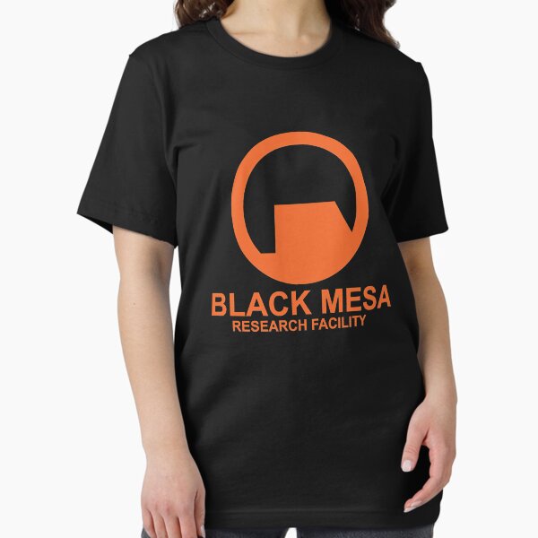 Aperçu de l'œuvre T-shirt noir Mesa Research Facility orange Essential créée et vendue par estherloui.