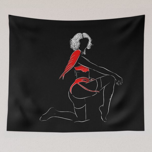Item preview, Red angel woman designed and sold by Culturesensible.