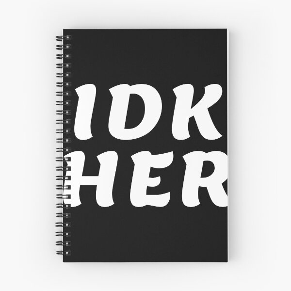Item preview, IDK HER black version designed and sold by DOKU_TEAM SHIRT.