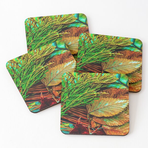 Item preview, Multi Colour Leaf Tree Pattern Melbourne Australia Art designed and sold by MelbourneGarden.