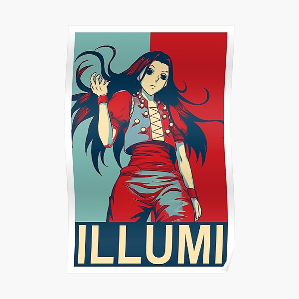 Retro Illumi Character Hunterx Arts Poster