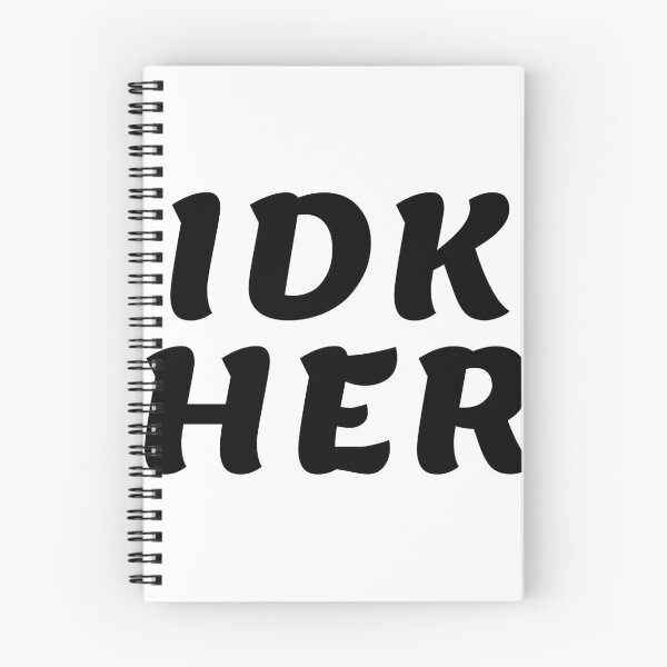 Item preview, IDK HER white version designed and sold by DOKU_TEAM SHIRT.