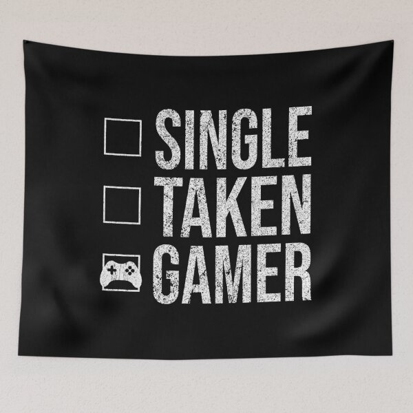 Item preview, Single Taken Gamer Relationship Status designed and sold by teemenia.