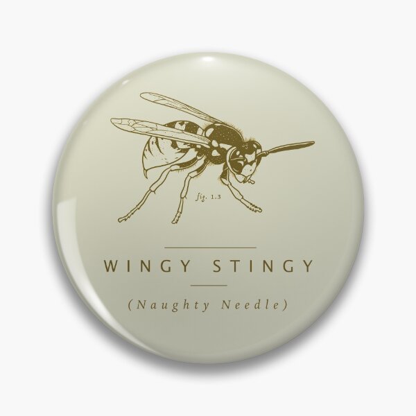 Item preview, Wasp - AKA Wingy Stingy (Naughty Needle) designed and sold by Yipptee Shirts.