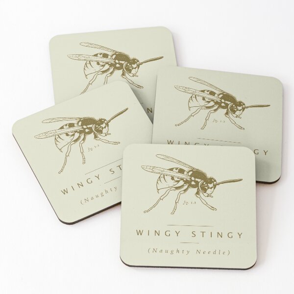 Artikelvorschau, Wespe - AKA Wingy Stingy (freche Nadel) entworfen und verkauft von Yipptee Shirts.