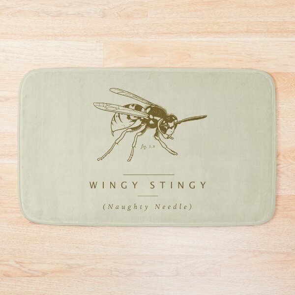 Item preview, Wasp - AKA Wingy Stingy (Naughty Needle) designed and sold by Yipptee Shirts.