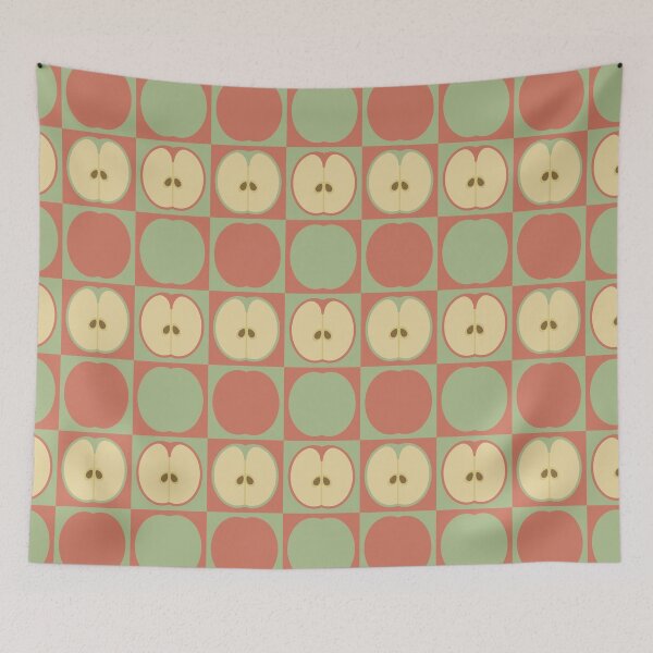 Item preview, Red and Green Apple Pattern designed and sold by Funful.
