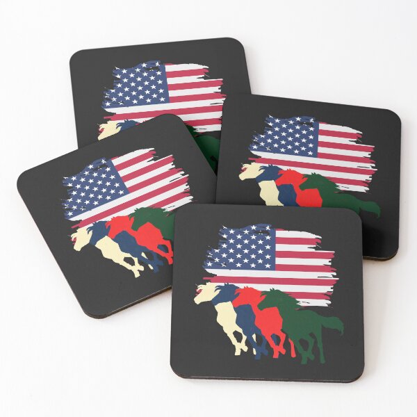 Item preview, FOUR HORSES, FOUR HORSES OF THE APOCALYPSE  designed and sold by R B Chrystal.