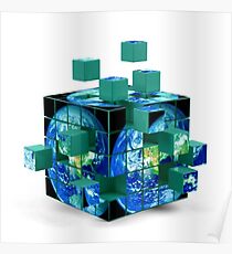 Cubes Of Earth Poster