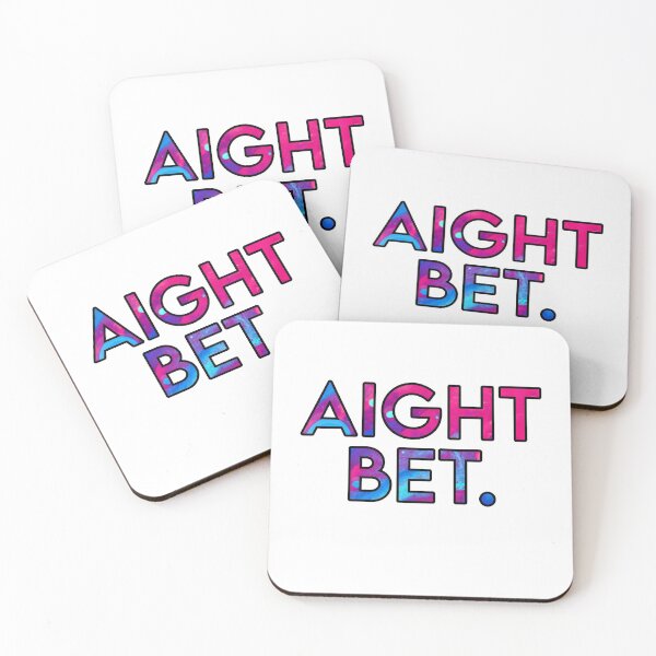 Item preview, Aight bet blue and pink black outline designed and sold by Captain-Jackson.