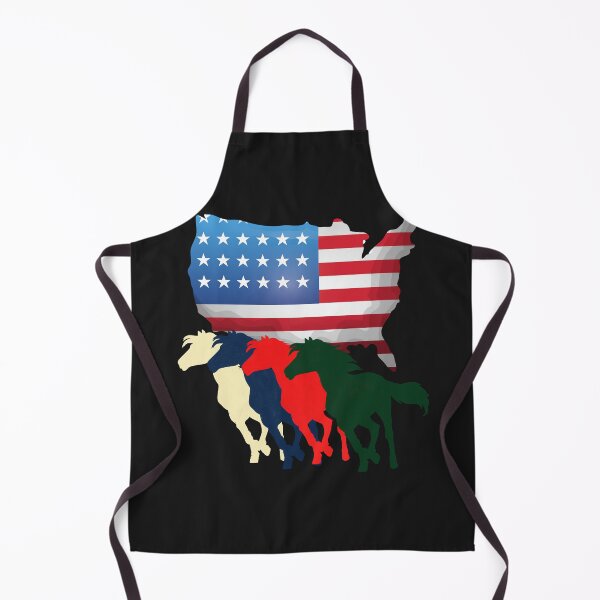 Item preview, FOUR HORSES, FOUR HORSES OF THE APOCALYPSE, AMERICAN MAP designed and sold by R B Chrystal.