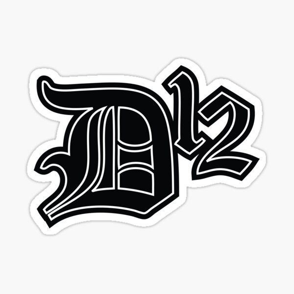 D12 Pegatina