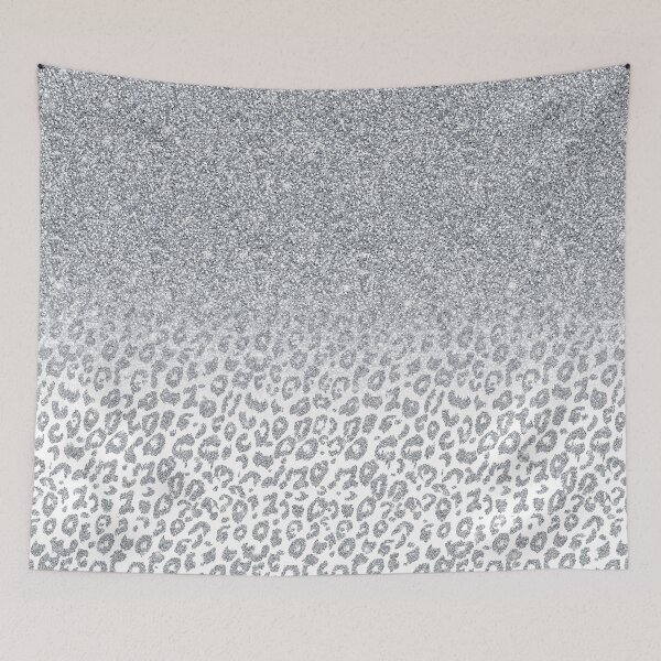 Item preview, Leopard Print Silver Glitter Ombre Design designed and sold by InovArtS.
