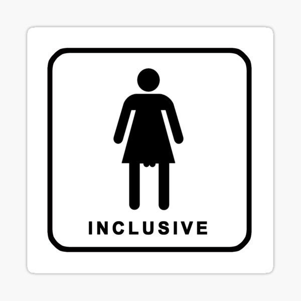Decals Decal Wc Rest Room Gender Sign Toilet Bathroom Lavatory st5 W8X9X 