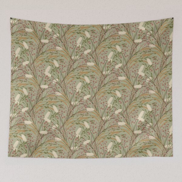 Item preview, Wild grasses - green designed and sold by appleyards.