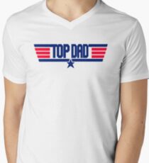 Top Dad Men's V-Neck T-Shirt
