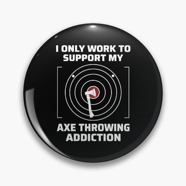Artikelvorschau, Axe Throwing Thrower Hatchet Holzfäller Lustig entworfen und verkauft von CuteDesigns1.