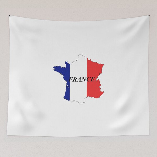 Item preview, France Flag Map with Inscribed Name designed and sold by ctad.