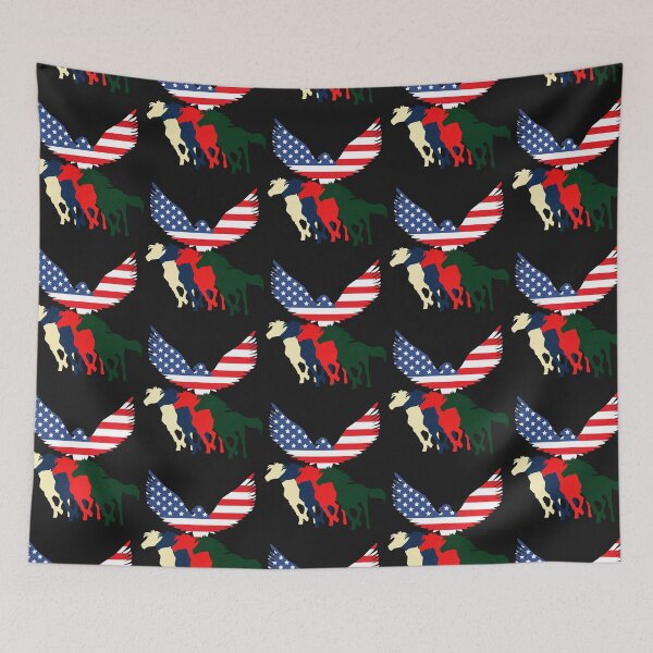 Item preview, FOUR HORSES, FOUR HORSES OF THE APOCALYPSE, AMERICAN EAGLE designed and sold by R B Chrystal.