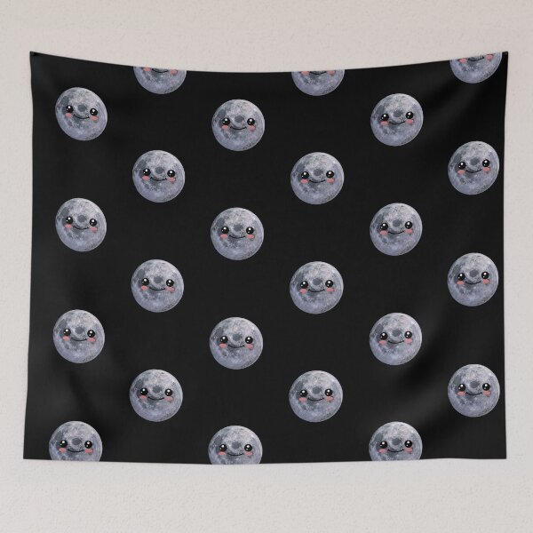 Item preview, Kawaii full moon designed and sold by Misschemical.