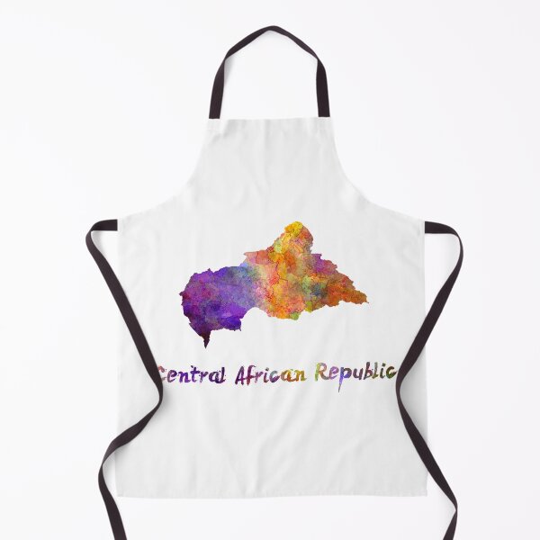 Item preview, Central African Republic in watercolor designed and sold by paulrommer.