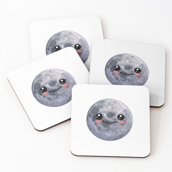 Item preview, Kawaii full moon designed and sold by Misschemical.