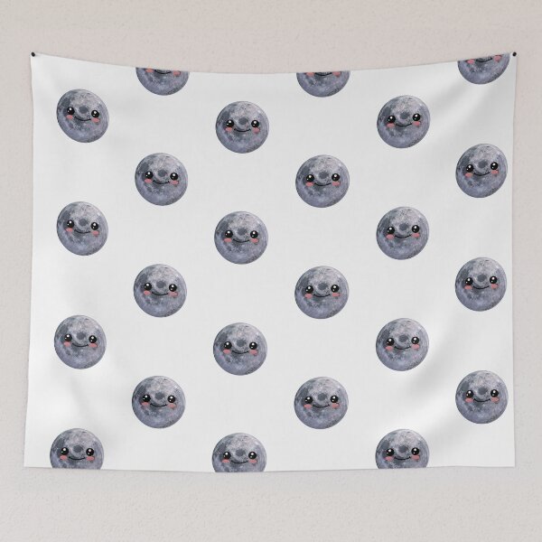 Item preview, Kawaii full moon designed and sold by Misschemical.