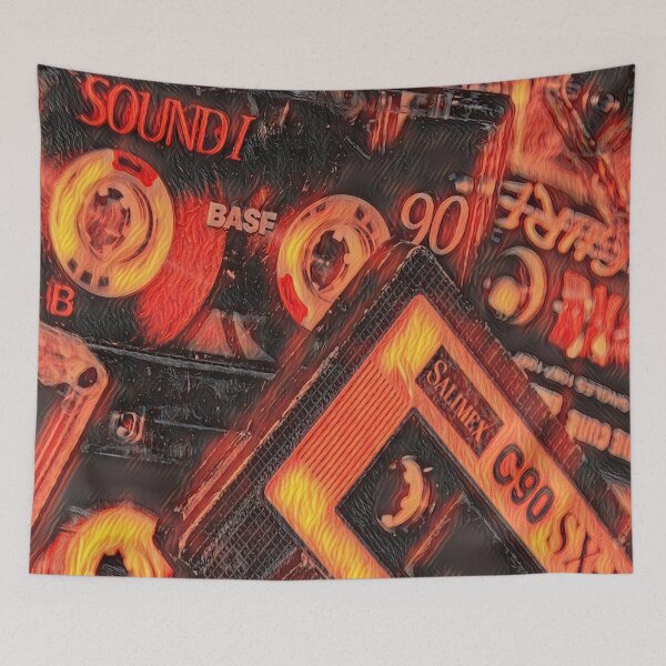 Item preview, GALATHI Cassette Flames - Old Age designed and sold by Galathi Designs.
