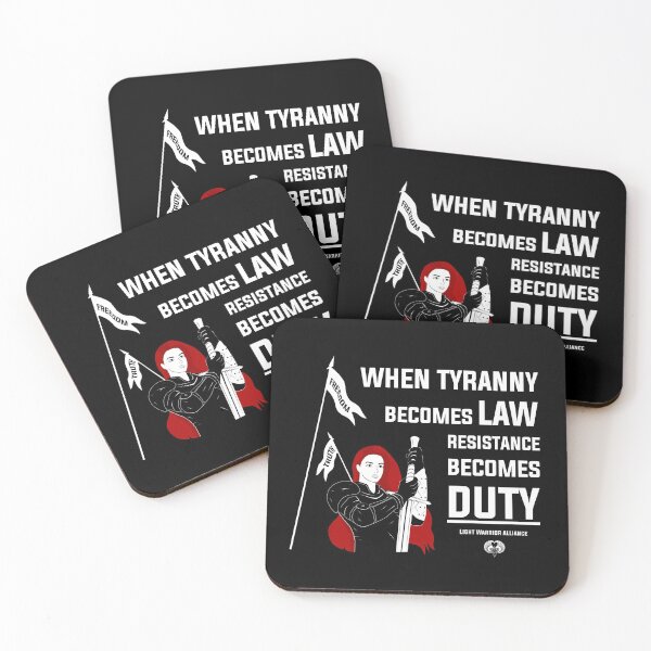 Item preview, When Tyranny Becomes Law, Resistance Becomes Duty designed and sold by Sylvia de Boer.