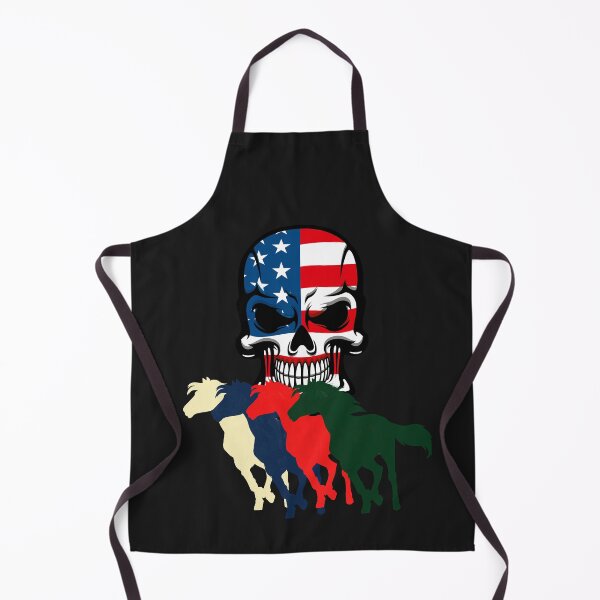 Item preview, FOUR HORSES, FOUR HORSES OF THE APOCALYPSE, DEATH HEAD SKULL designed and sold by R B Chrystal.