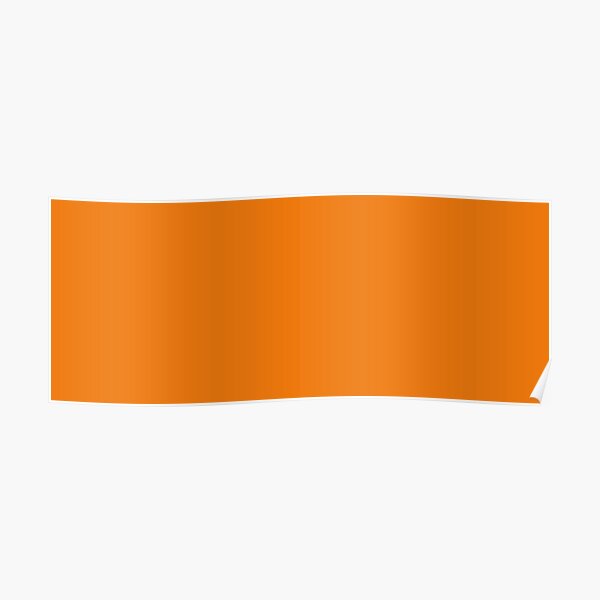 "Plain Orange Carpet 01 I Solid Orange Carpet 01" Poster by