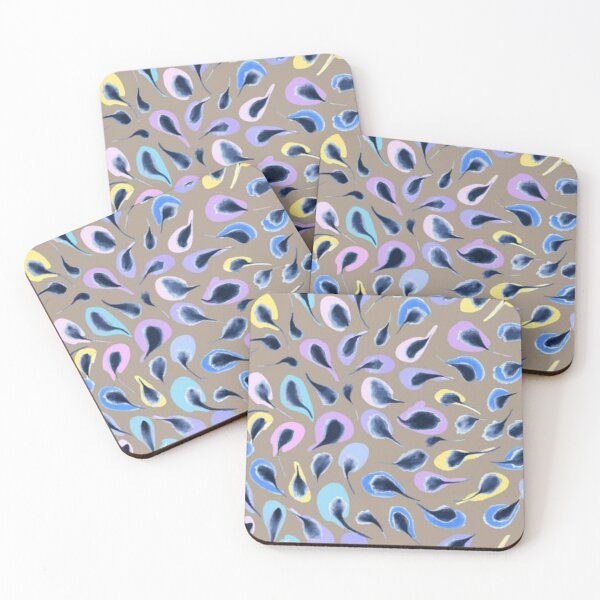 Item preview, Abstract feathers pattern Waterclor illustration hand drawn designed and sold by yellowideas.