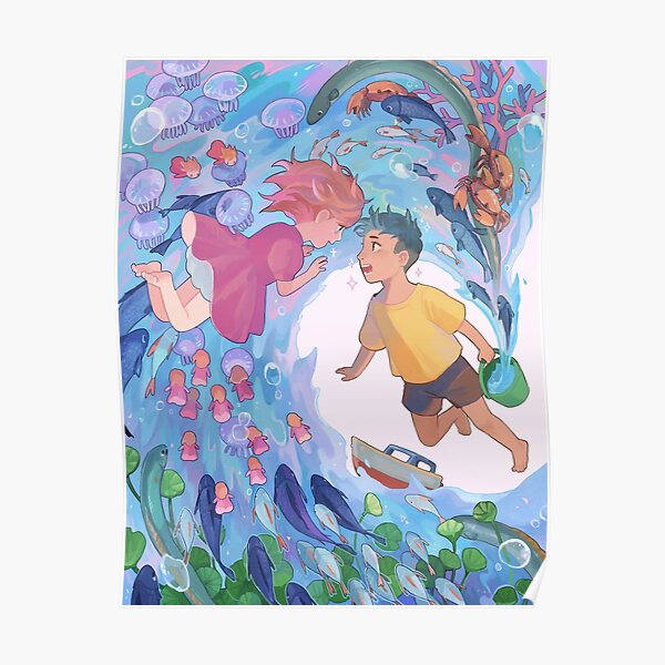 Ponyo Posters | Redbubble