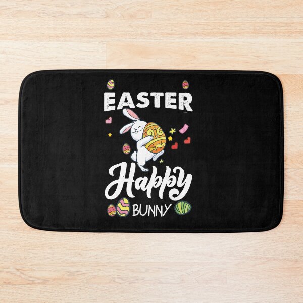 Artikelvorschau, Ostern Happy Bunny - Frohe Ostern mit süßem Hasen entworfen und verkauft von The Full Cart.