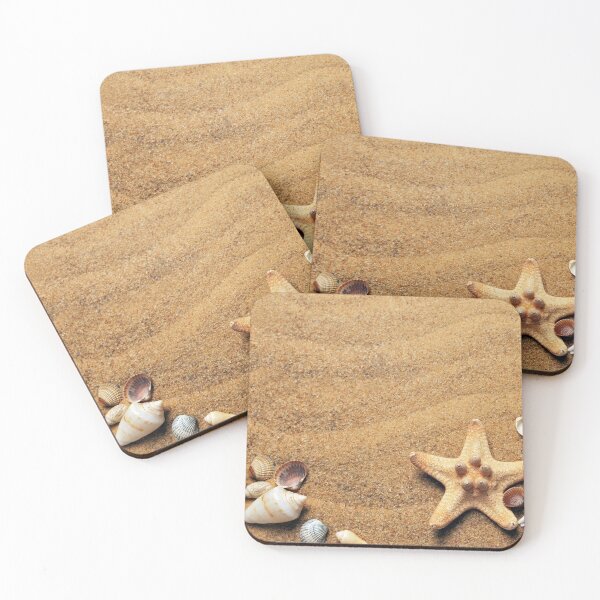 Item preview, Sandy Beach with Starfish and shells designed and sold by Deez Direct.