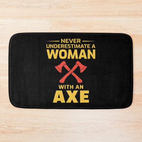 Item preview, Axe Throwing Girl Thrower Hatchet Lumberjack Funny designed and sold by CuteDesigns1.
