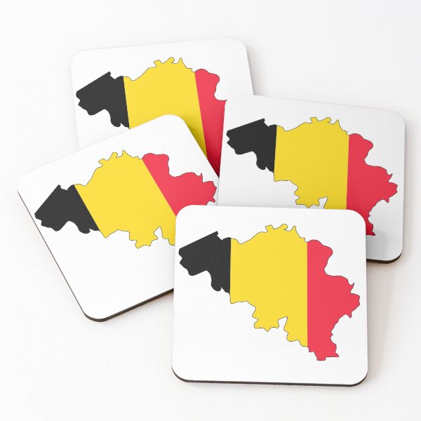 Item preview, Belgium flag map designed and sold by ctad.