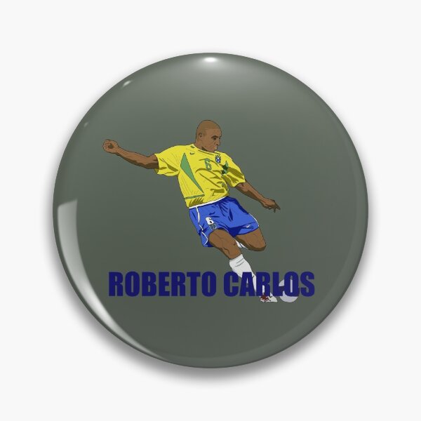 Item preview, Roberto Carlos digital art portrait designed and sold by TheSportsDraw.