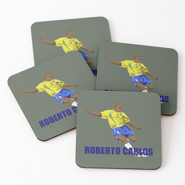 Item preview, Roberto Carlos digital art portrait designed and sold by TheSportsDraw.